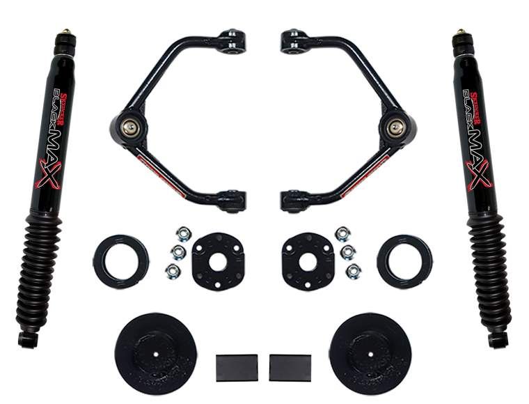 Skyjacker UCA 3" Spacer/Black Shocks Lift Kit 19-up Ram 1500 4wd - Click Image to Close